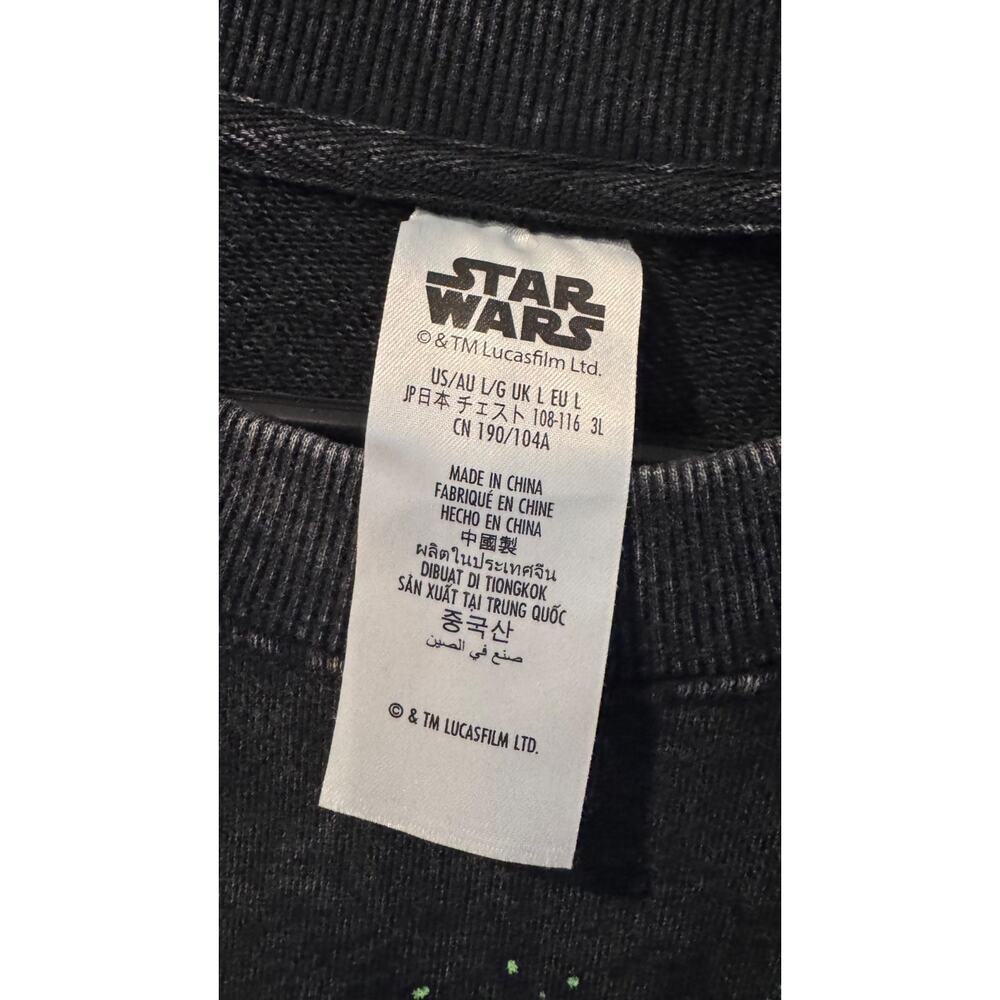 NWT Disney Star Wars Ashley Eckstein Sweatshirt Large May The Force Be With You - Picture 4 of 6